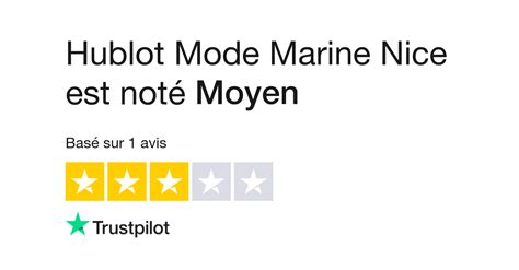 Hublot Mode Marine Nice Avis 